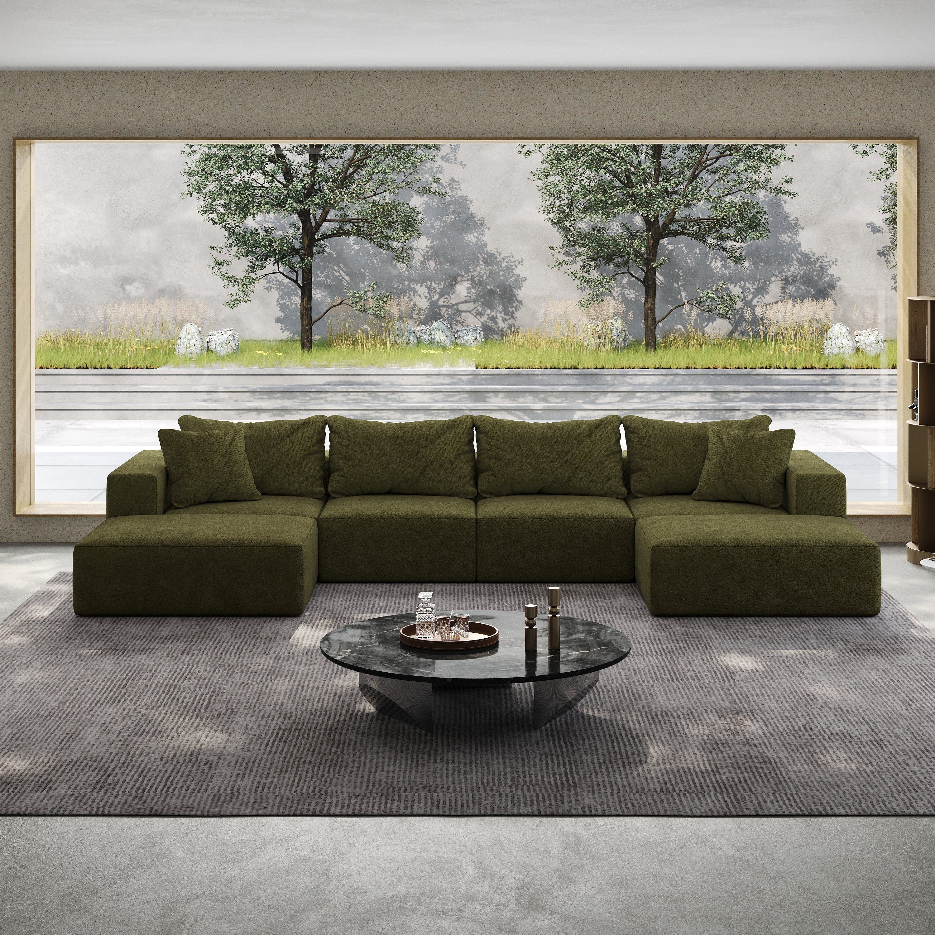 The Savoy Oversized Modern Sectional Sofa