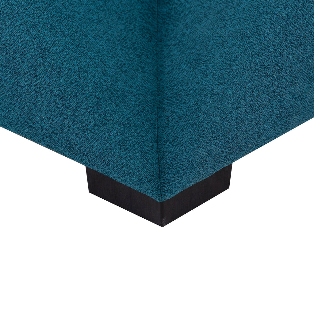 The Windsor Luxury Sectional Sofa with Removable Ottoman Green