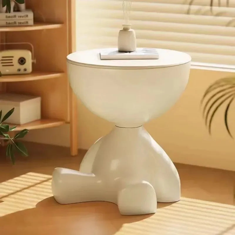 The Empire Cream Coffee Side Round Table