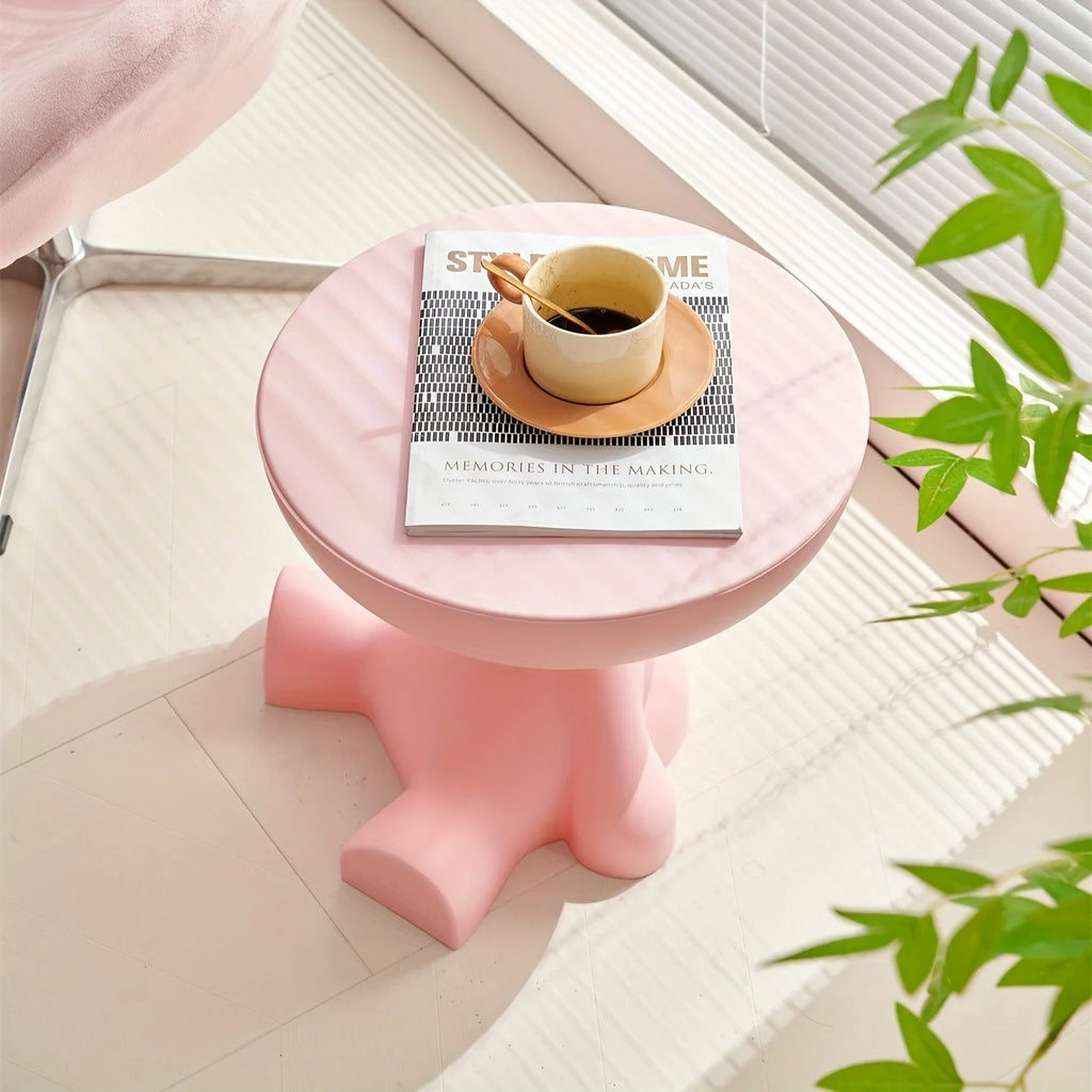 The Empire Cream Coffee Side Round Table