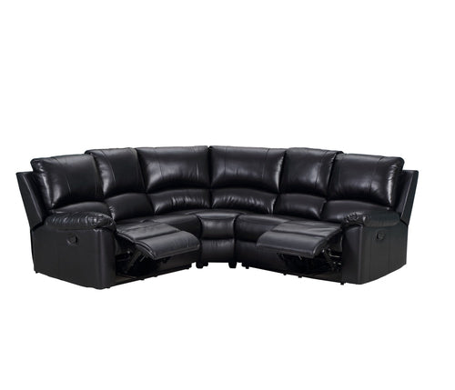 Vivi Modern Black Power Reclining Sectional