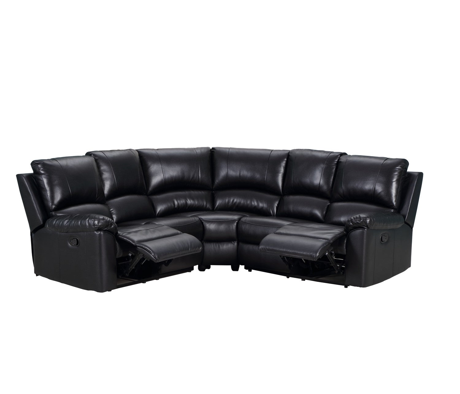 Vivi Modern Black Power Reclining Sectional
