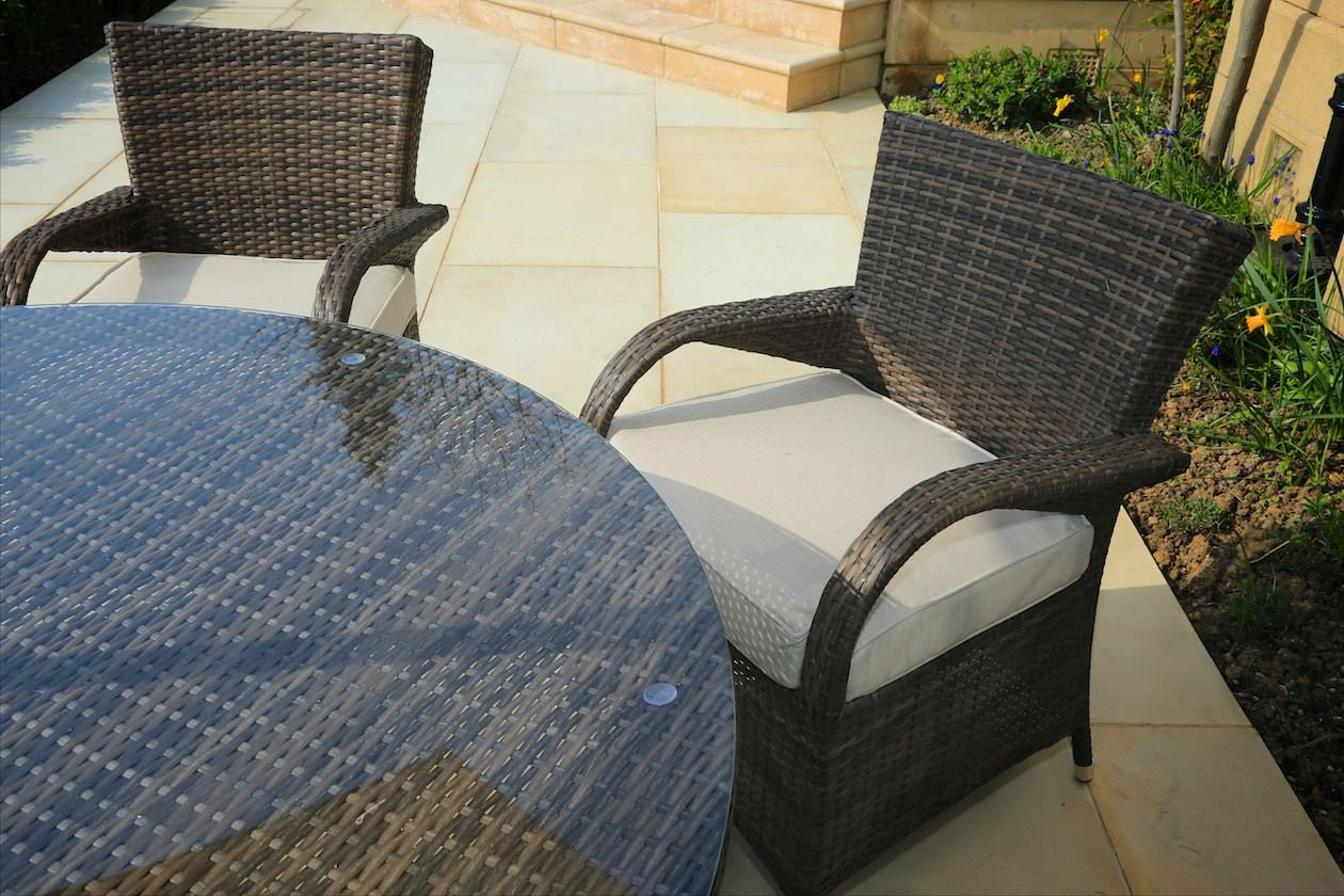 The Paradise Brown 7-Piece Outdoor Dining Set