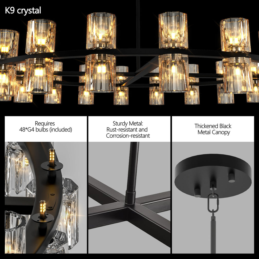 Luxury Chandeliers Crystal Living Room Decorative Lights