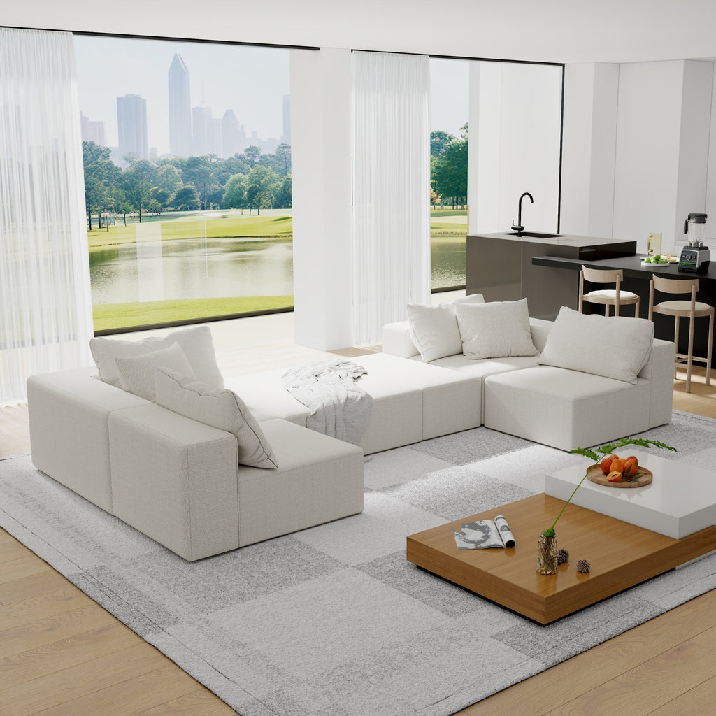 The Valentina Modern Sectional Sofa L-Shaped