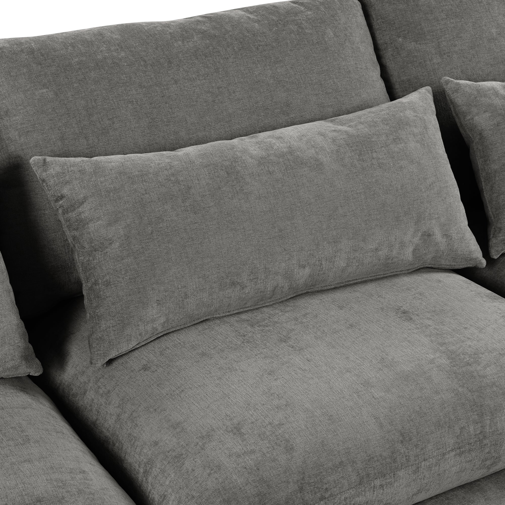 The Yorks U-shaped Transformable Modular Corner Sofa with Two Ottoman