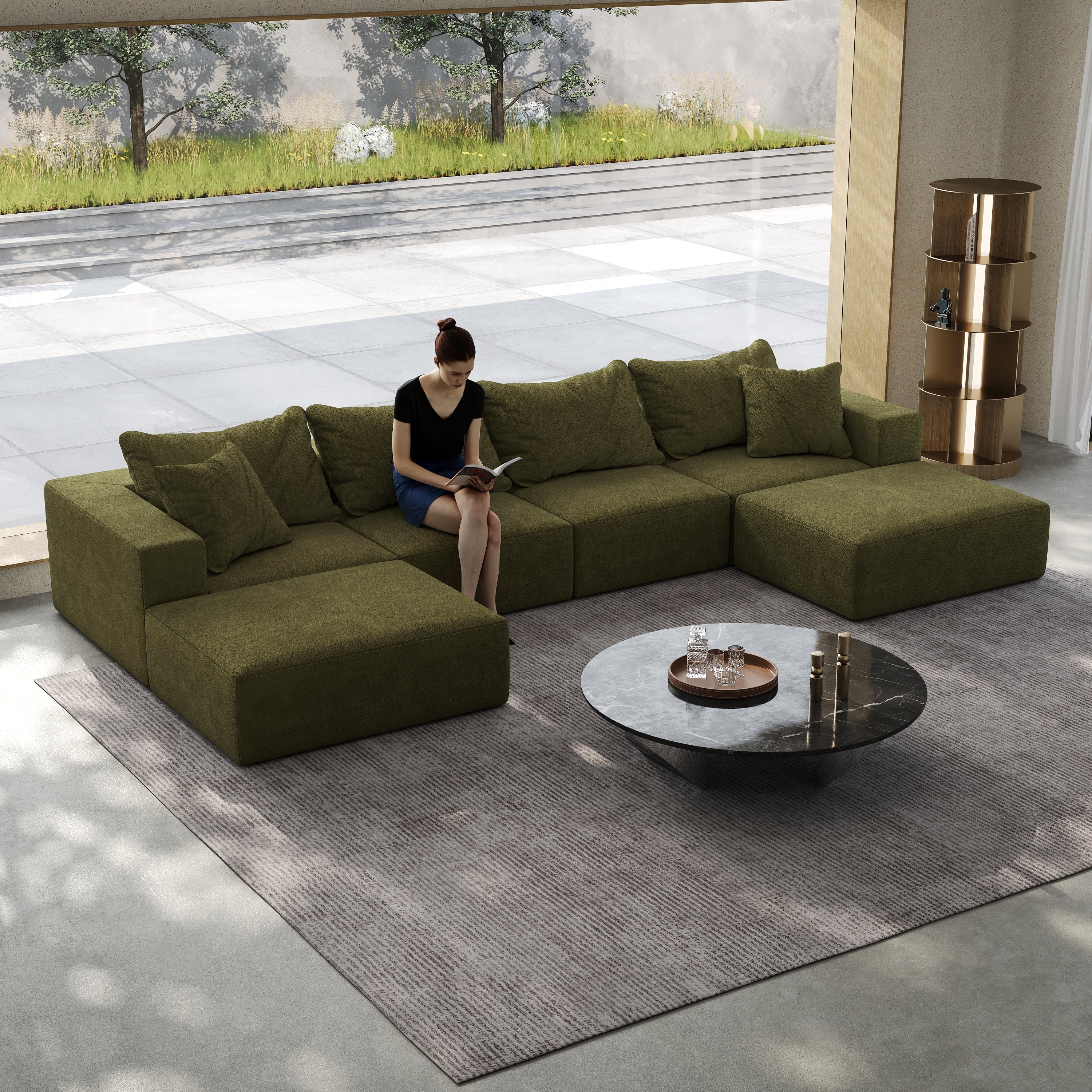 The Savoy Oversized Modern Sectional Sofa