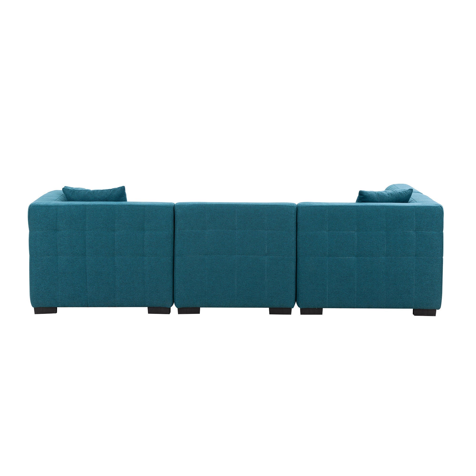 The Windsor Luxury Sectional Sofa with Removable Ottoman Green