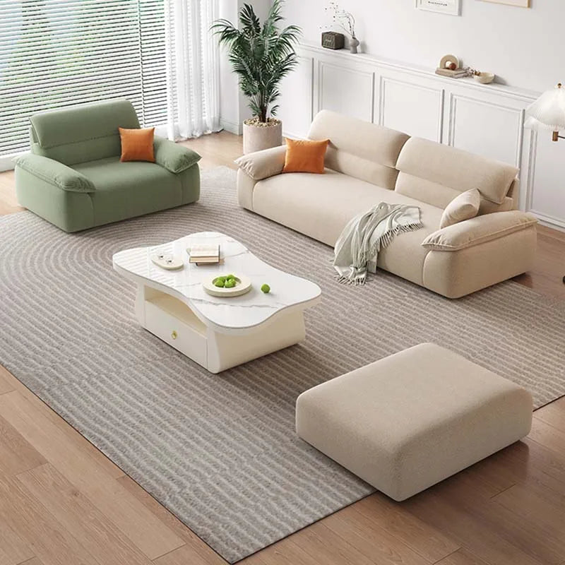 The Marquis Velvet Sofa Living Room