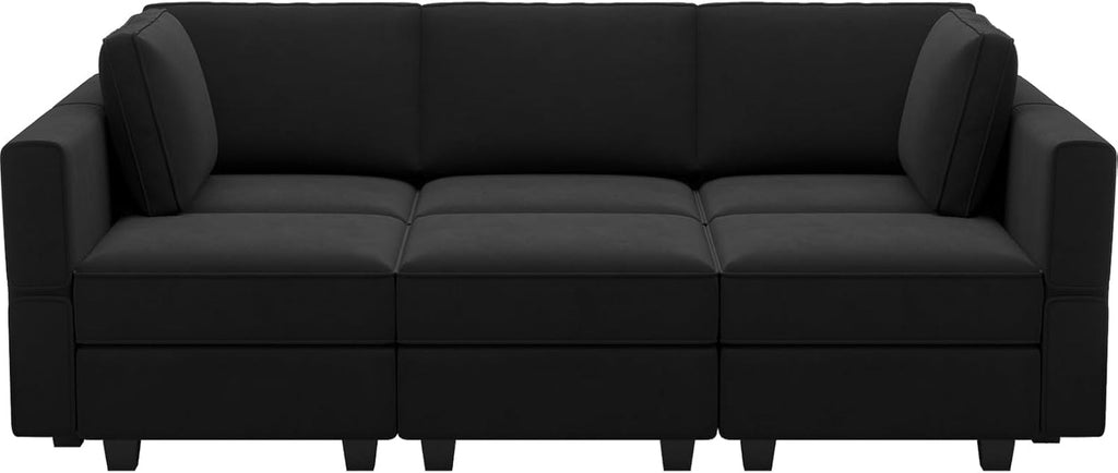 The Terrace Modular Sectional Sofa Velvet with Chaise