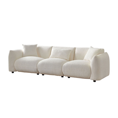 The Lumo Living Room Mid Century Modern Couch 3-Seater Sofa