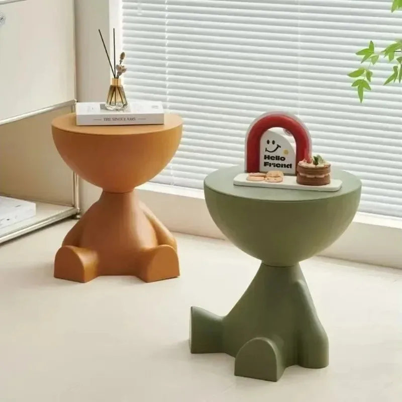 The Empire Cream Coffee Side Round Table