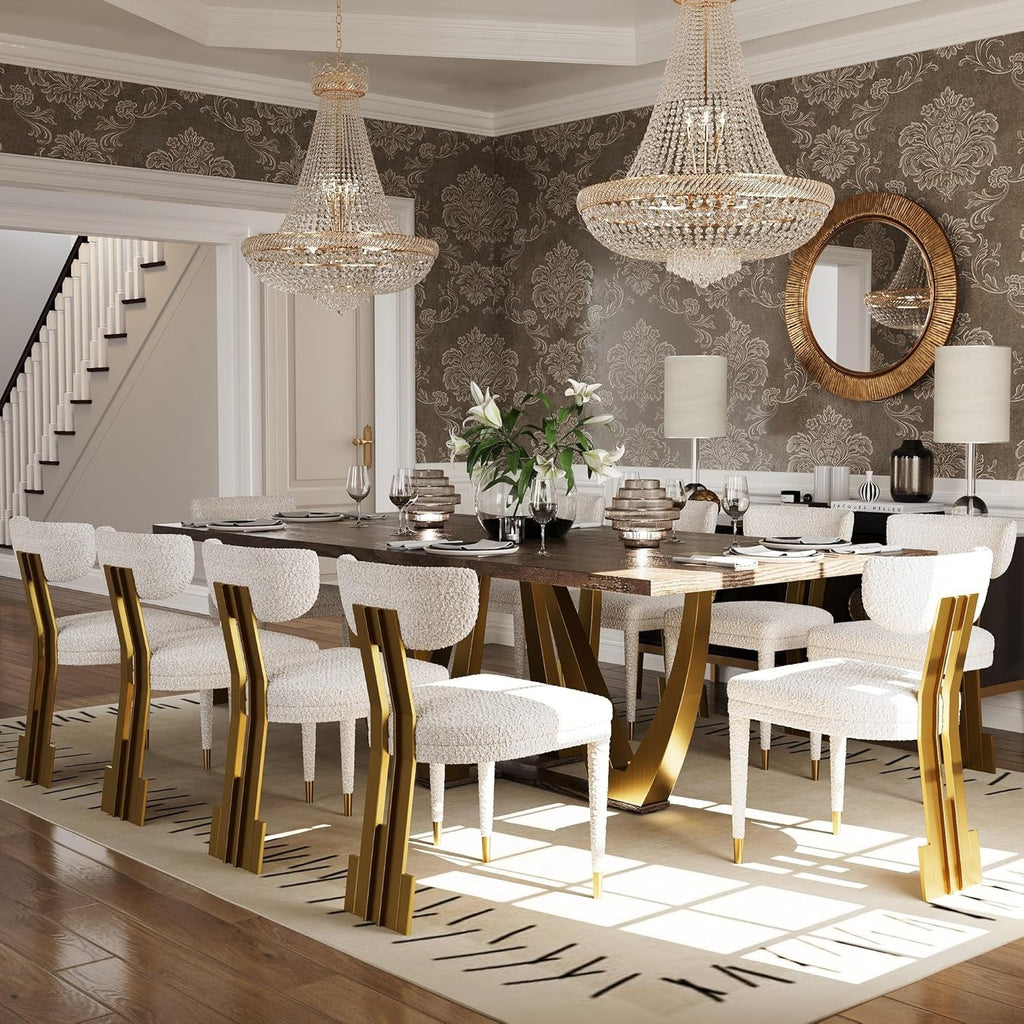 The Emperor Modern Wood Dining Table