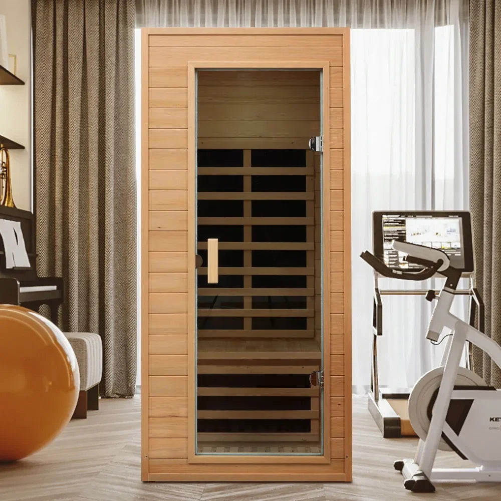 The Truitt Infrared Roof Embedded Indoor Sauna with Control Panel