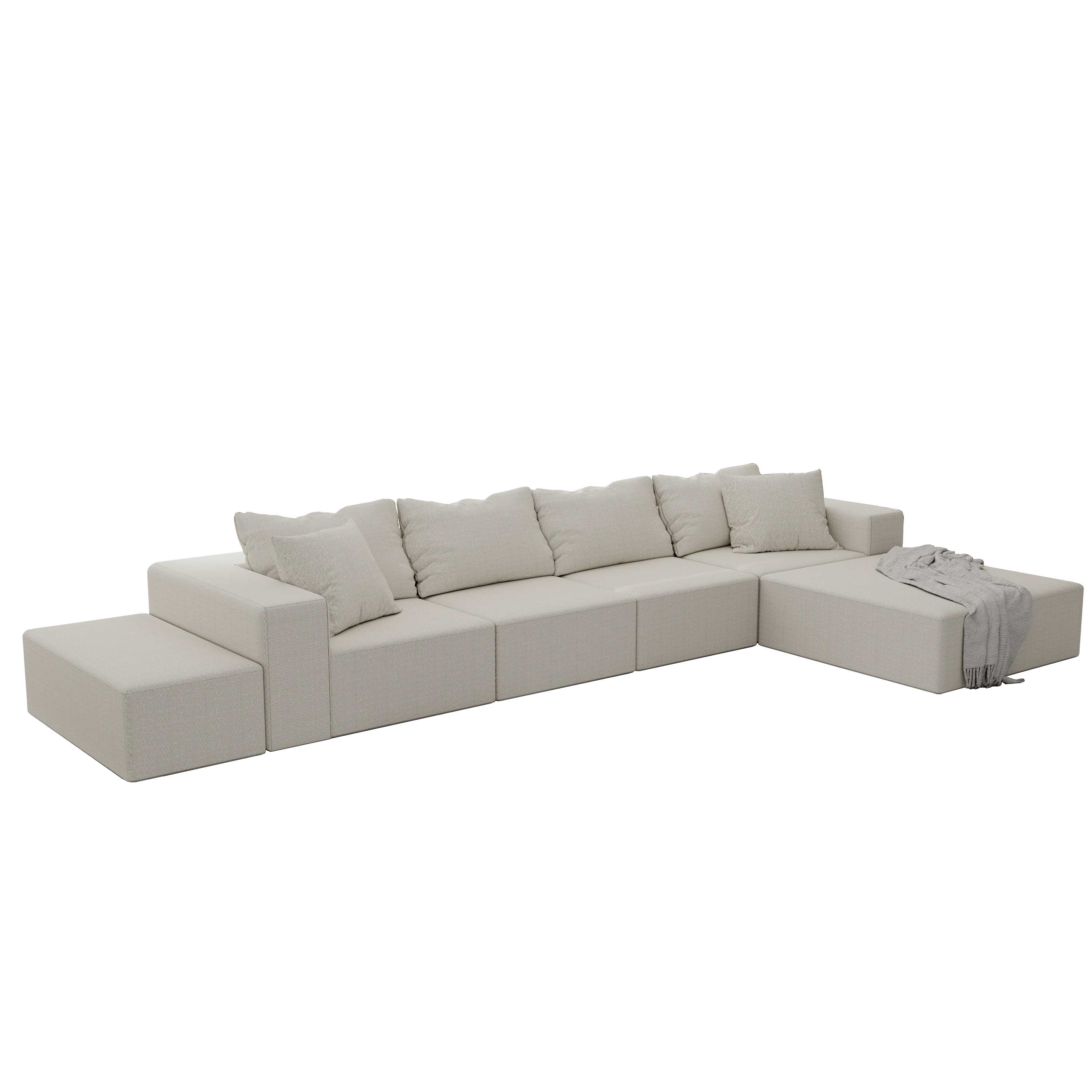 The Valentina Modern Sectional Sofa L-Shaped