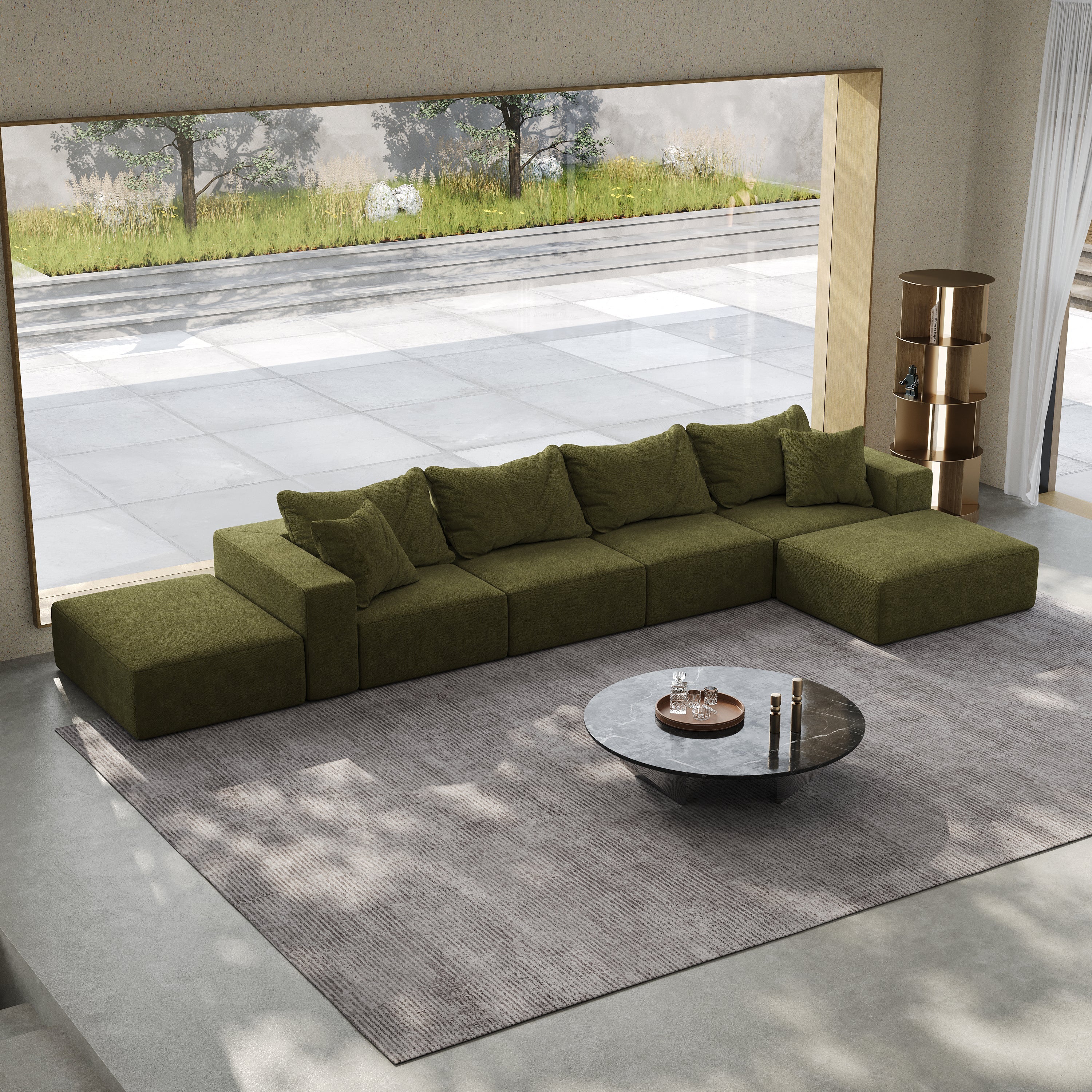 The Savoy Oversized Modern Sectional Sofa