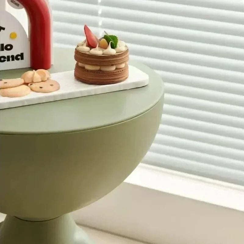 The Empire Cream Coffee Side Round Table