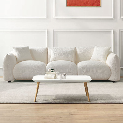 The Lumo Living Room Mid Century Modern Couch 3-Seater Sofa