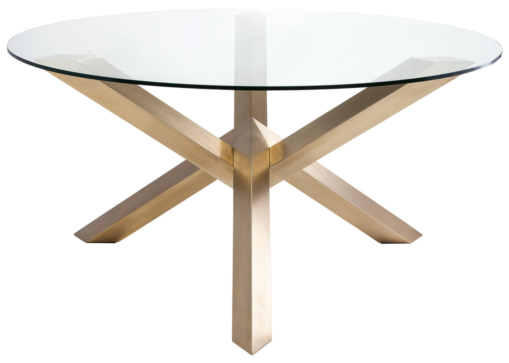 Costa Dining Table-Gold Base