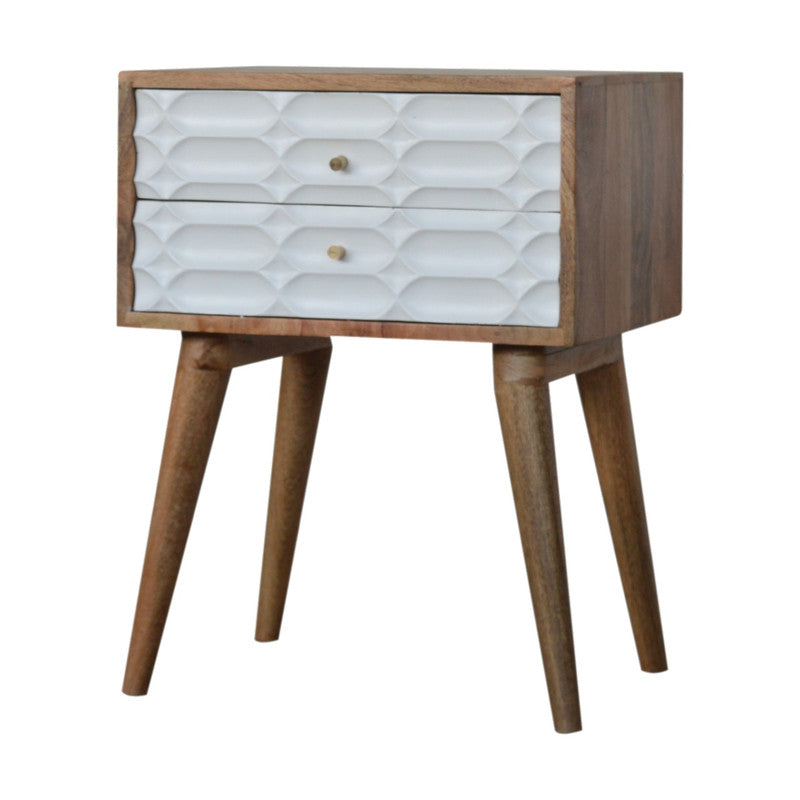 The Vibe Capsule Carved Bedside