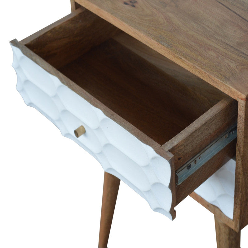 The Vibe Capsule Carved Bedside