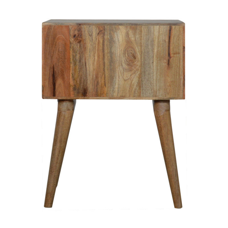 The Vibe Capsule Carved Bedside
