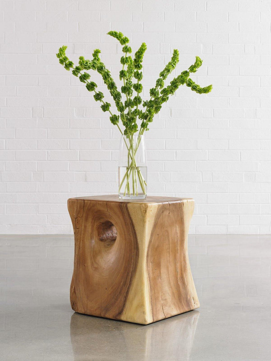 Peek a Boo Side Table Chamcha Wood