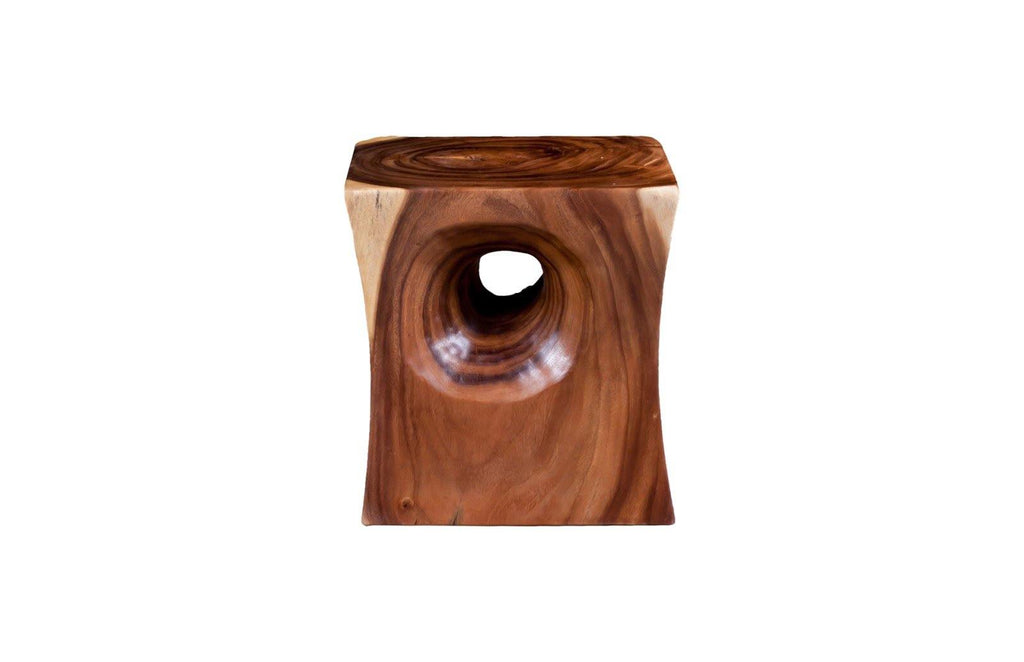 Peek a Boo Side Table Chamcha Wood