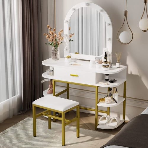 The Stella Vanity with Mirror and Lights