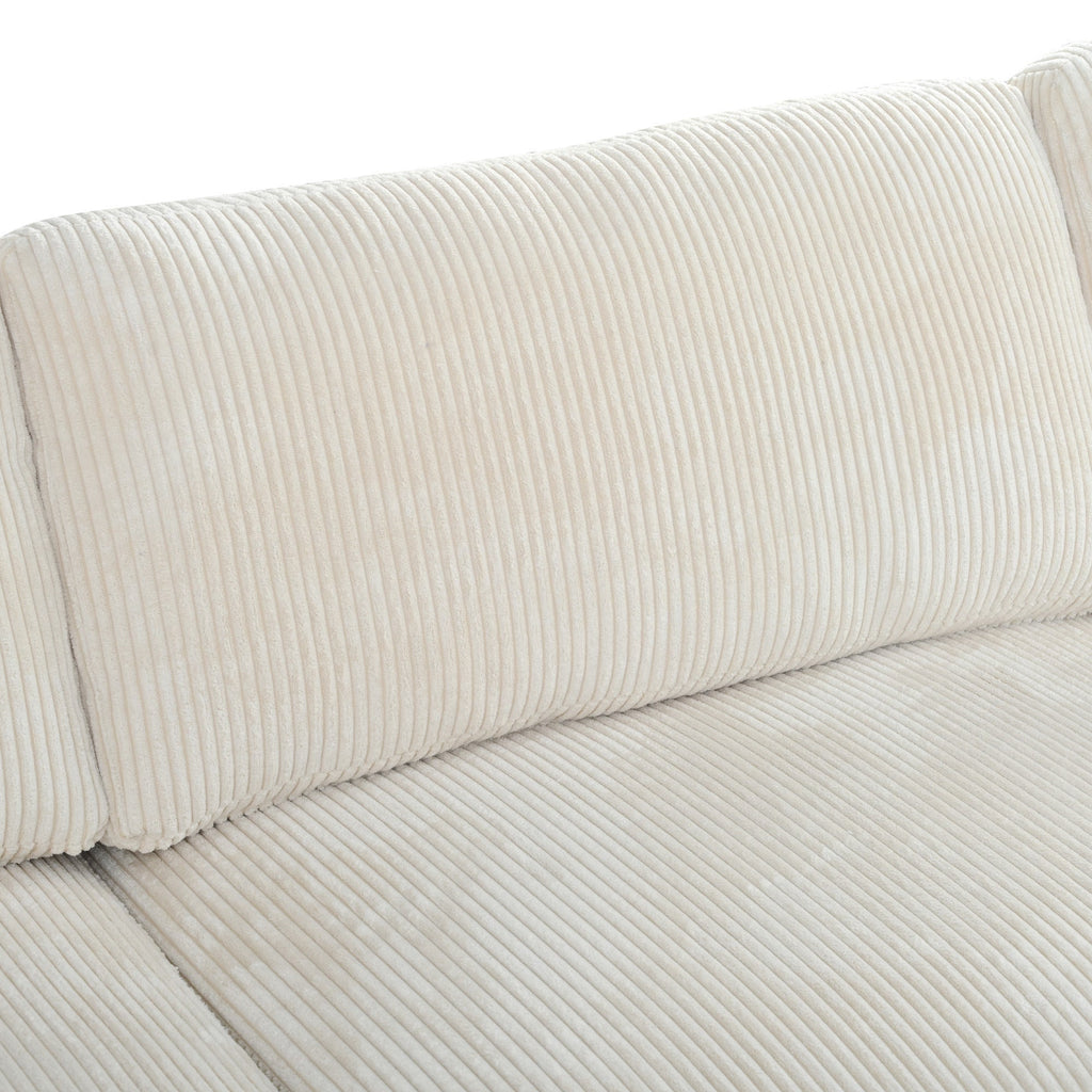 The Valentina Modular L-Shaped Sectional Sofa with Ottoman