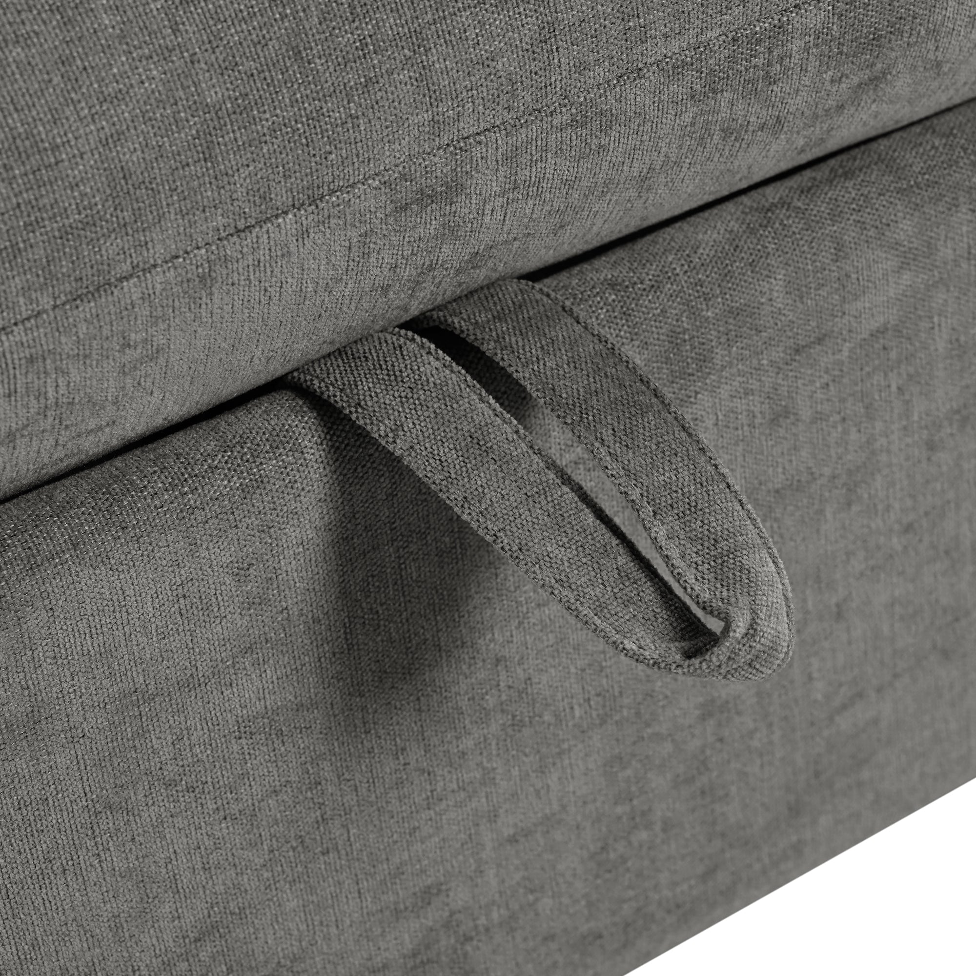 The Yorks U-shaped Transformable Modular Corner Sofa with Two Ottoman