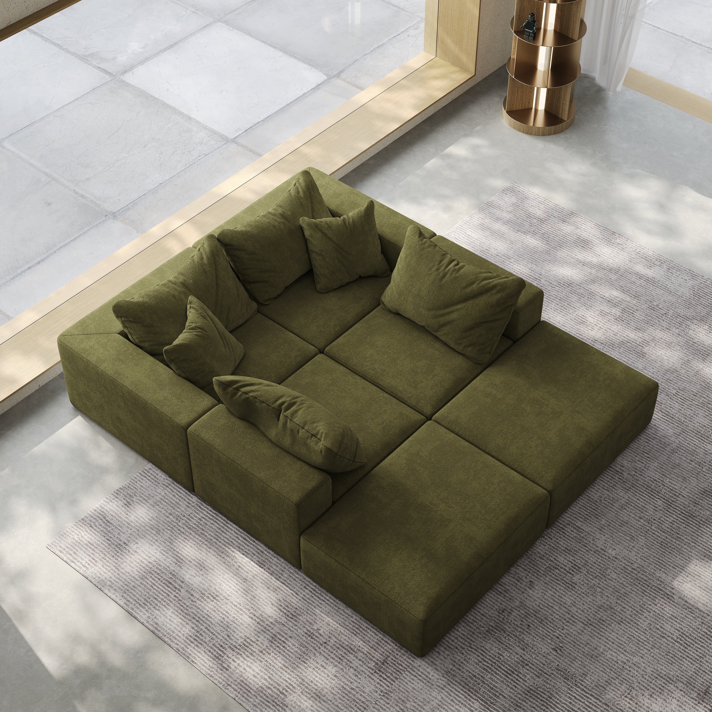The Savoy Oversized Modern Sectional Sofa