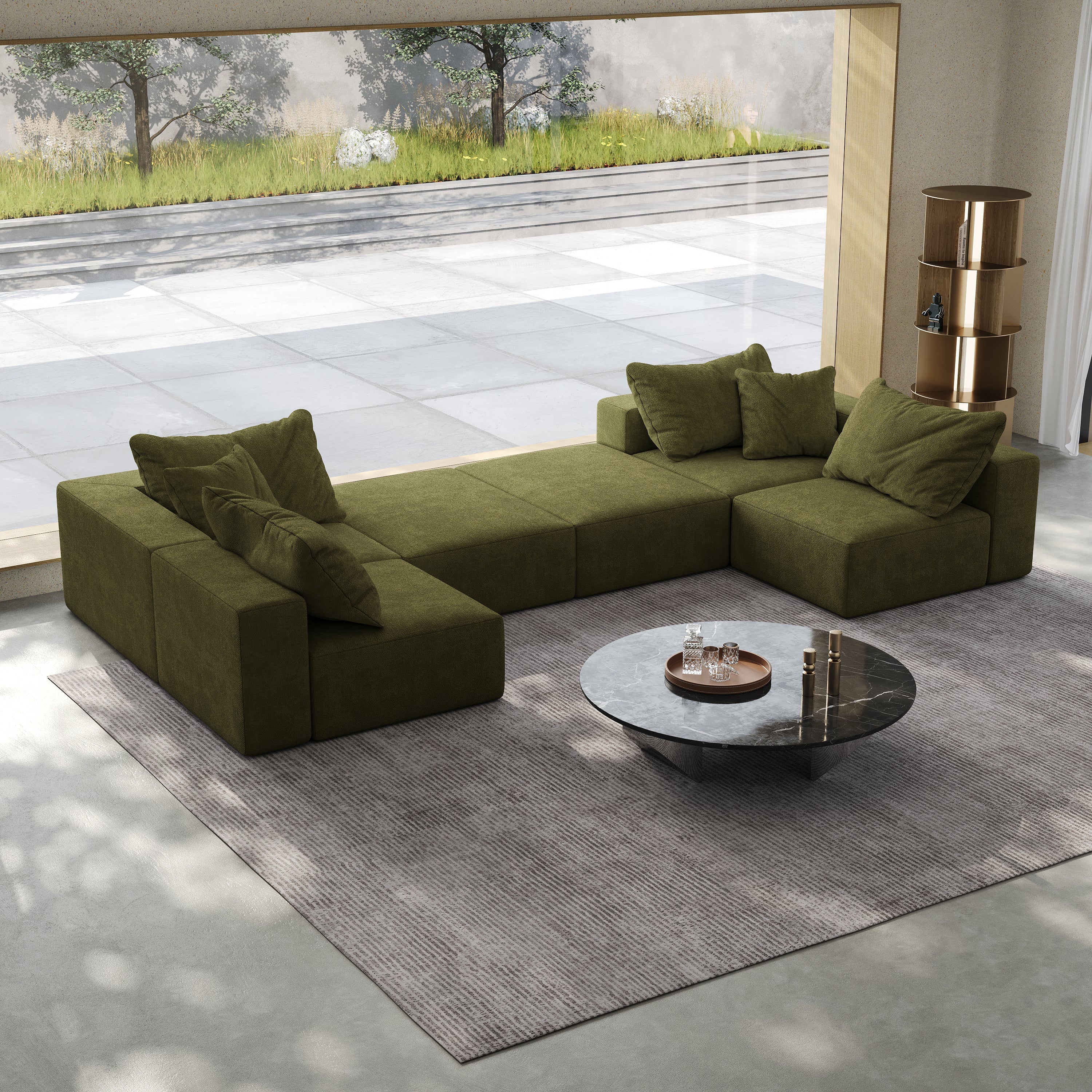 The Savoy Oversized Modern Sectional Sofa