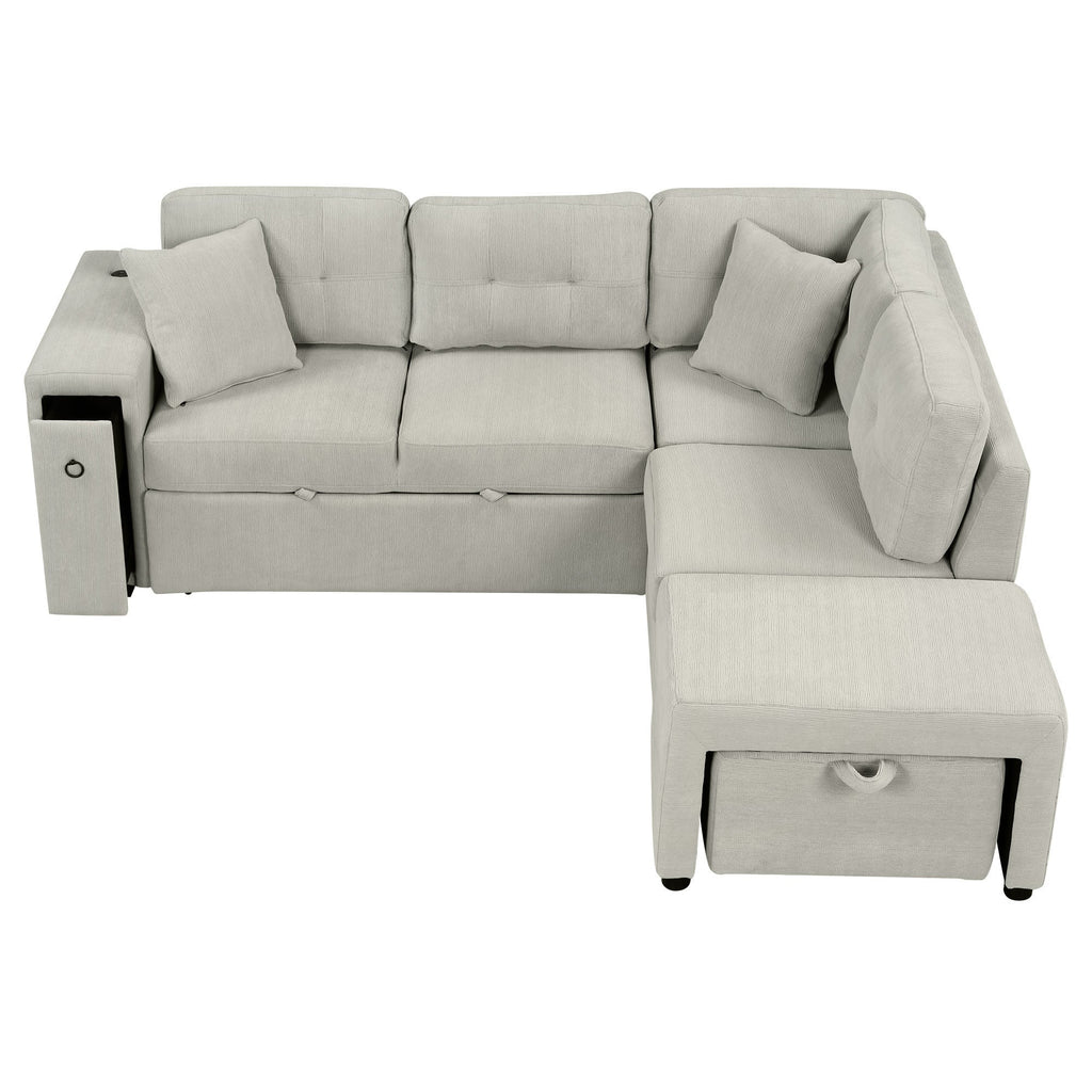 The Vivi Luxury Sectional Sofa L-Shaped