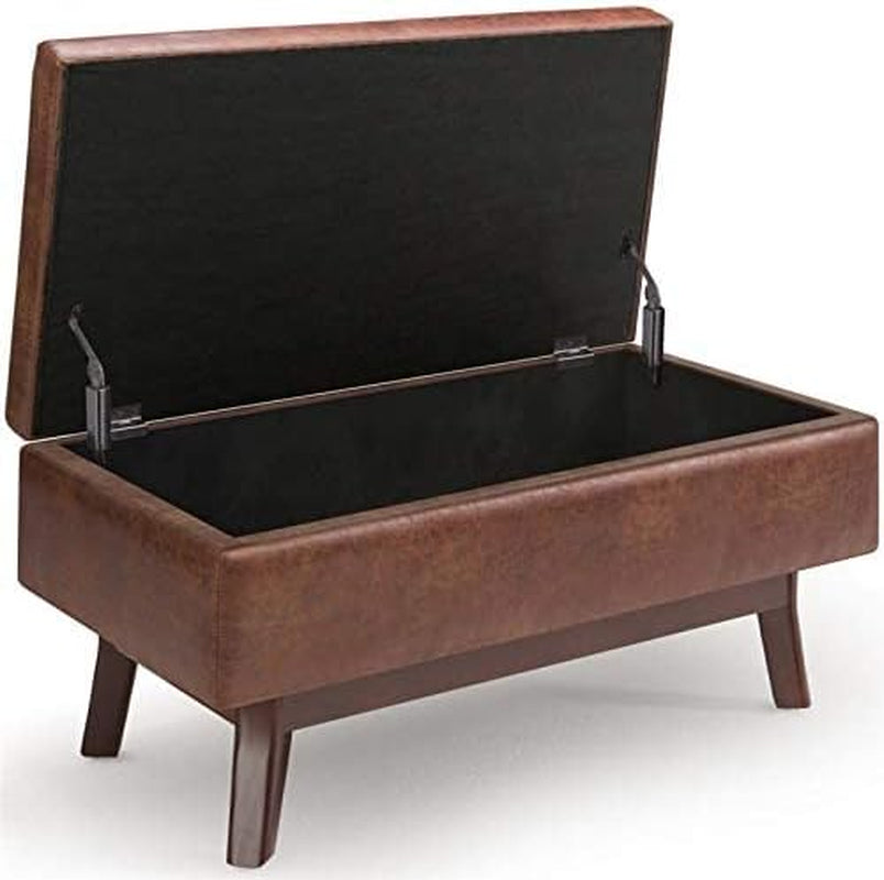 The Paradise Mid Century Modern Coffee Table with Storage Ottoman