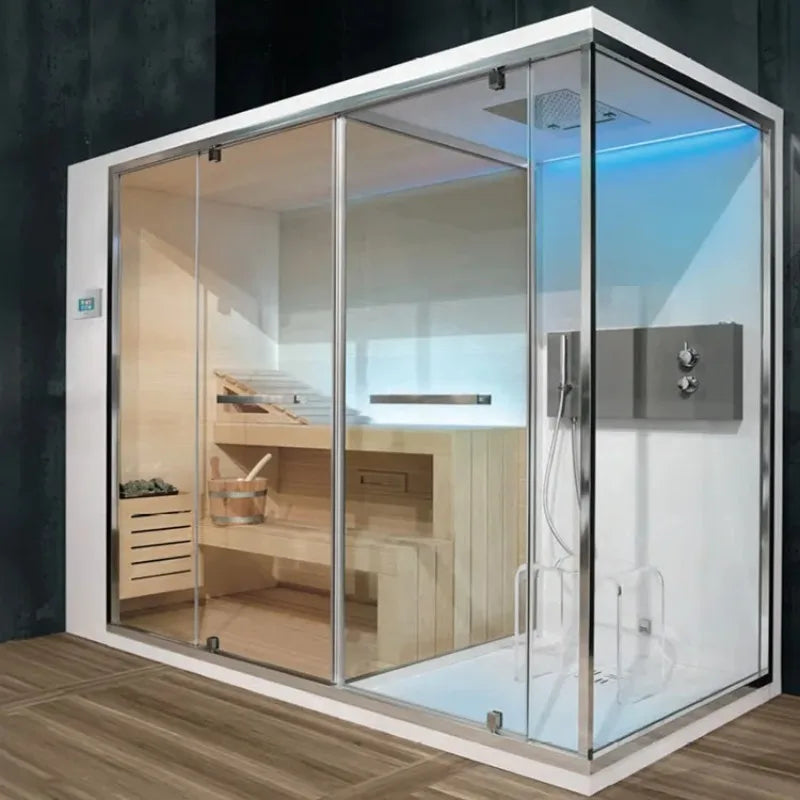 The Paradise Luxury Indoor Infrared Sauna with LED