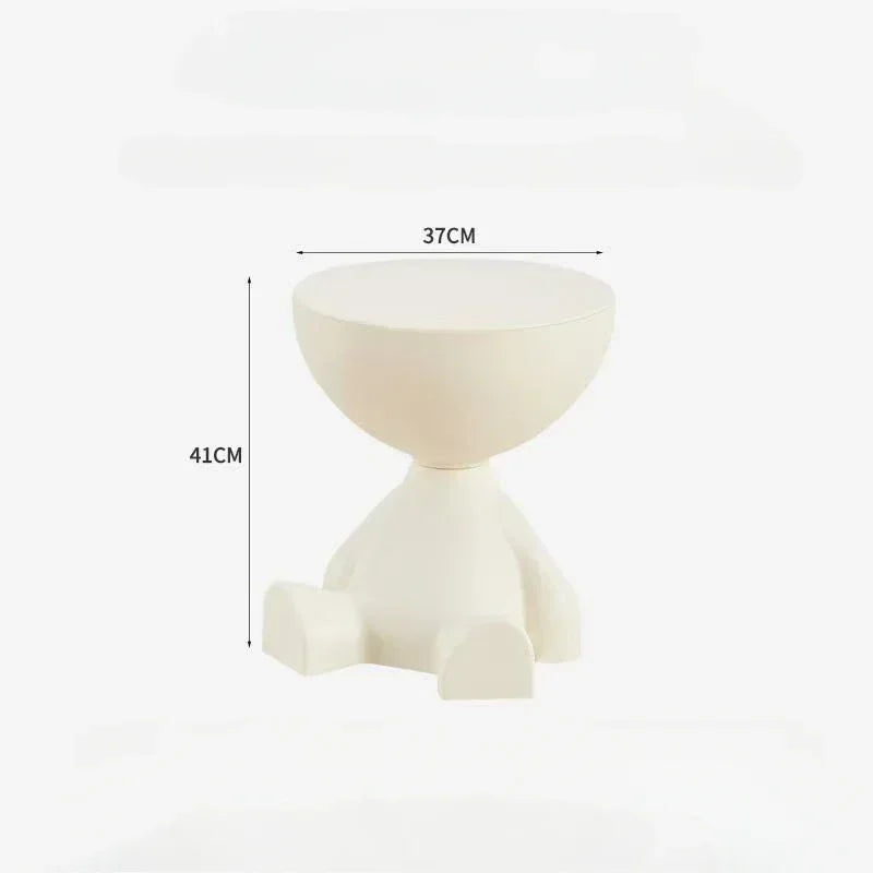 The Empire Cream Coffee Side Round Table