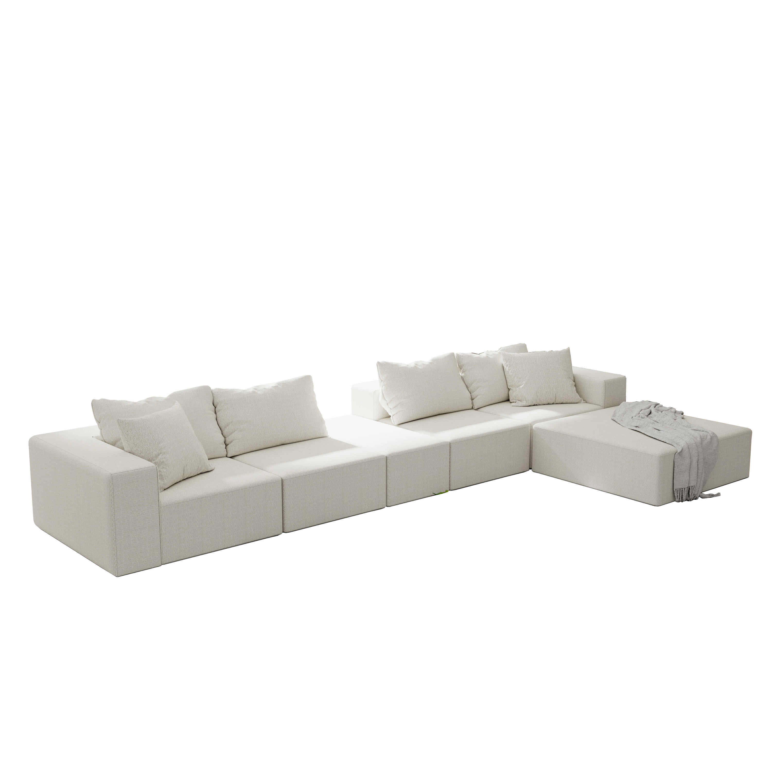 The Valentina Modern Sectional Sofa L-Shaped