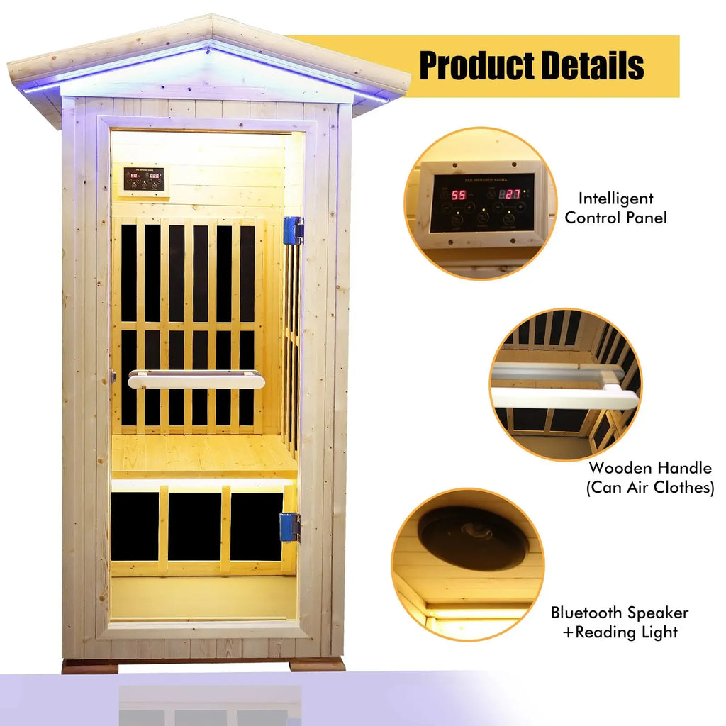 The Star Single Person Outdoor Infrared Sauna