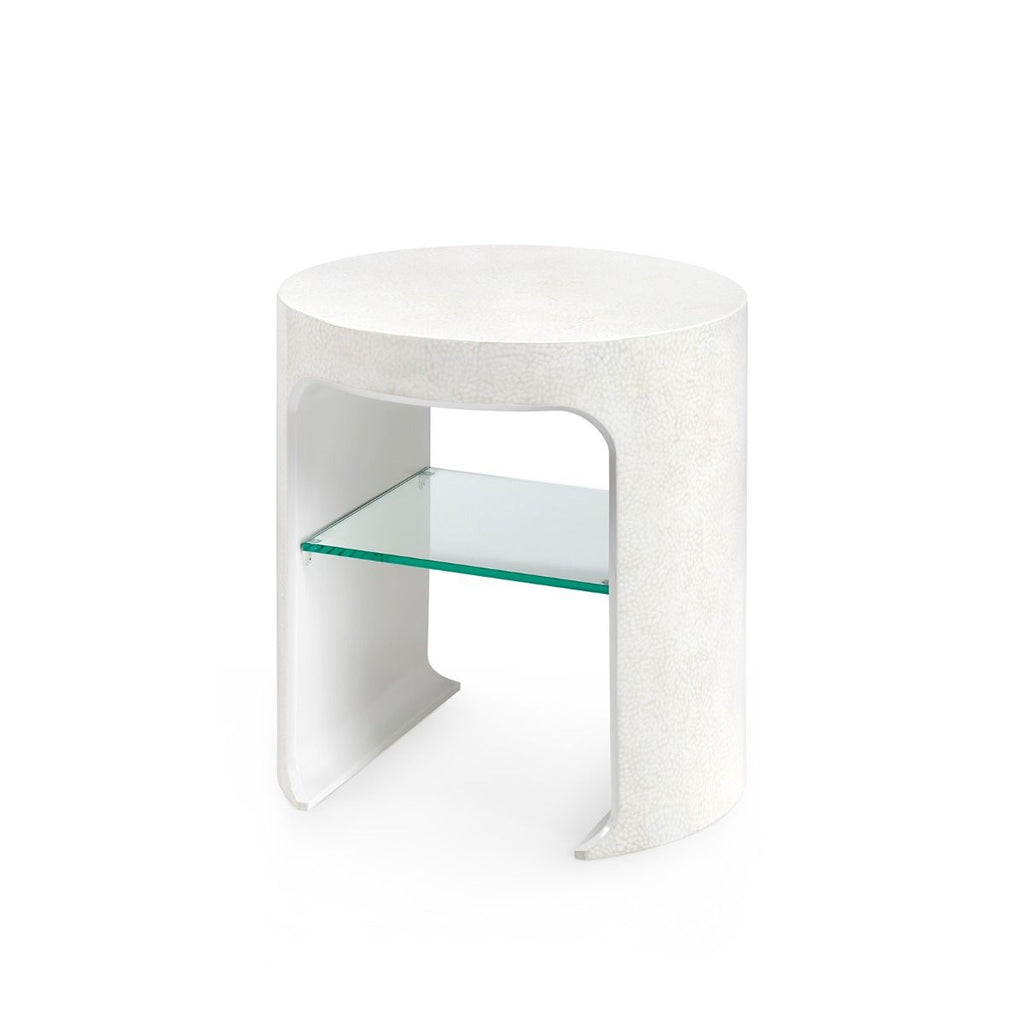 Vivi Jr Carrel Side Table White