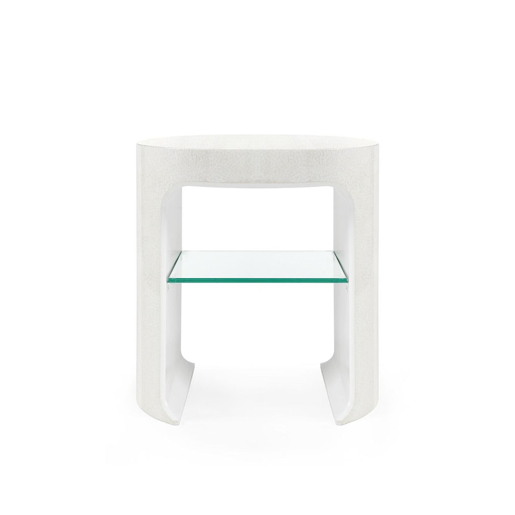 Vivi Jr Carrel Side Table White