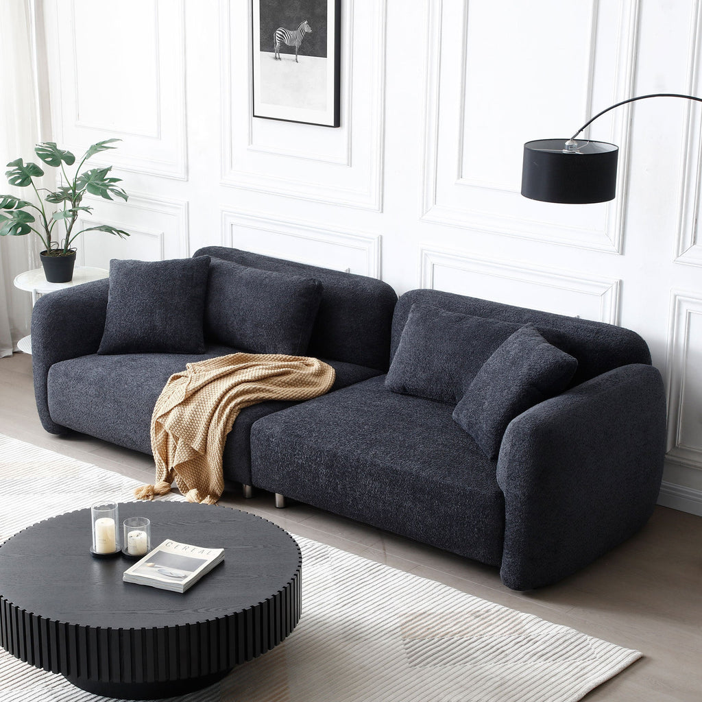 The Windsor Modern Sofa Black