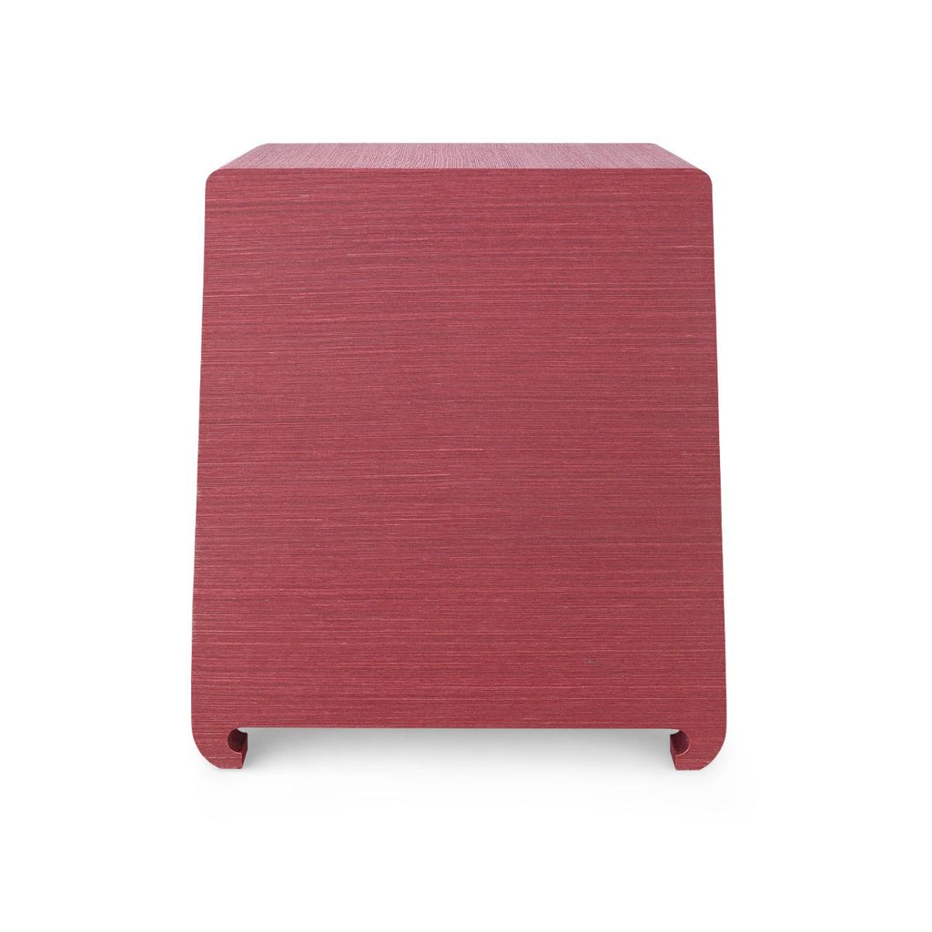 Red Ming 2-Drawer Side Table