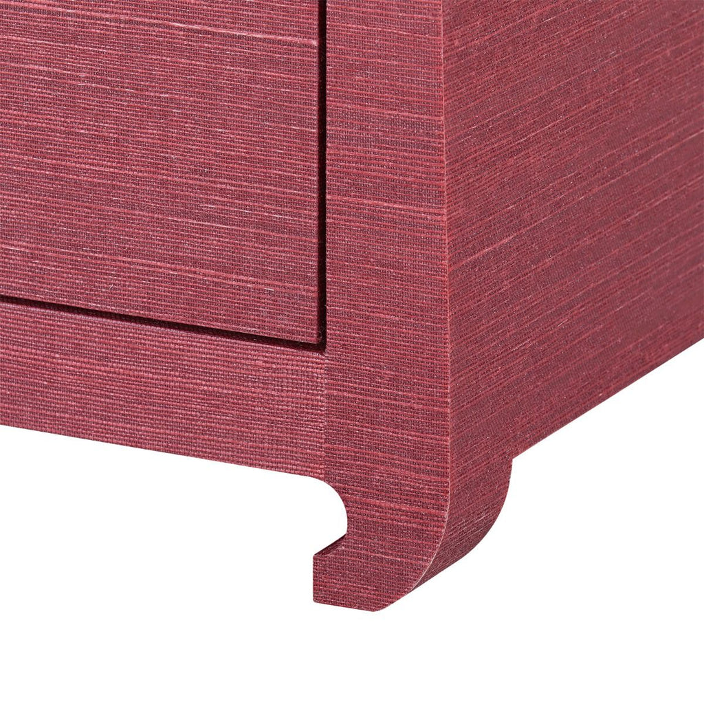 Red Ming 2-Drawer Side Table