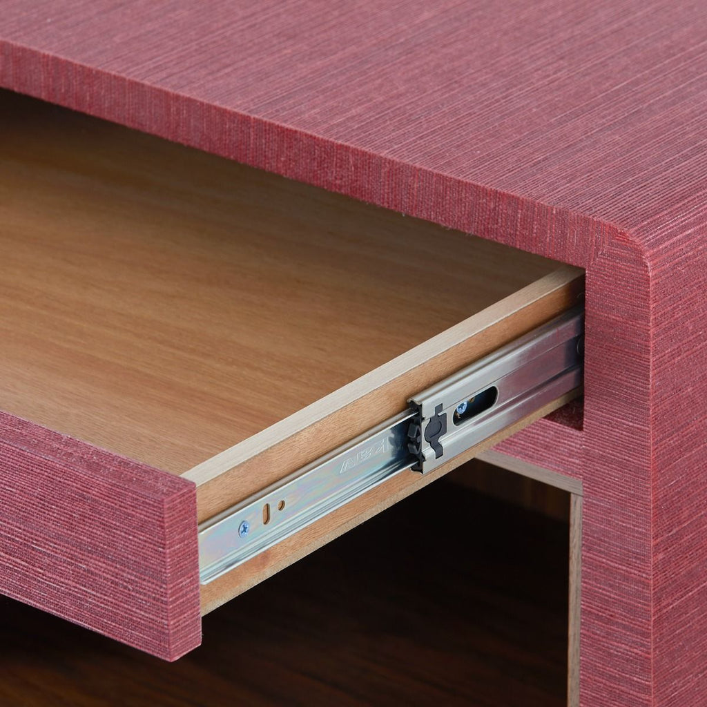 Red Ming 2-Drawer Side Table
